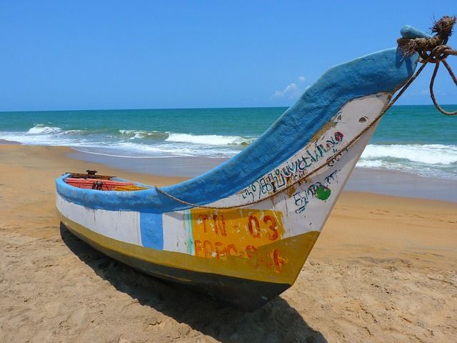 boat on sand